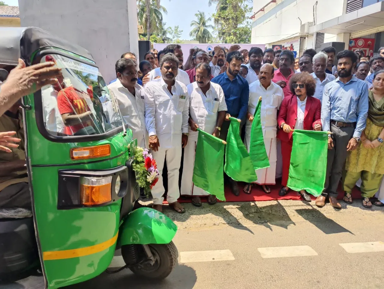 Leggo's electric autos flagged off at a Chennai metro station