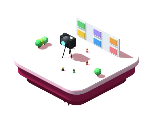 A miniature island illustrating: Photography
